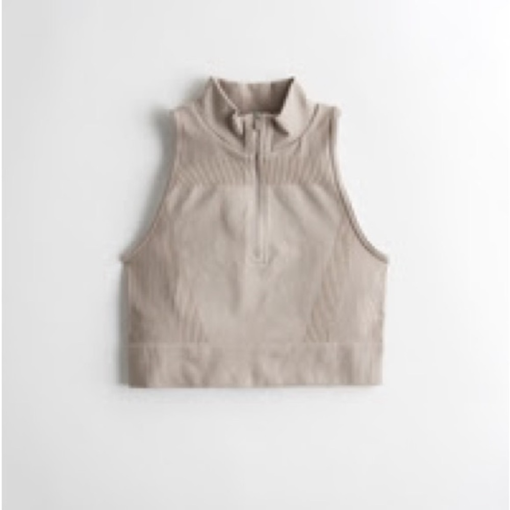 Hollister Gilly Hicks Go Boost Quarter-Zip Active Top